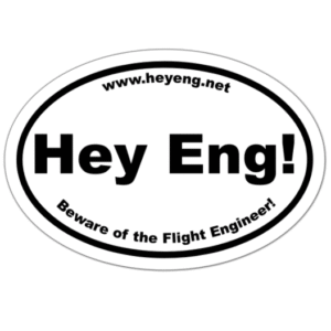 Hey eng sticker